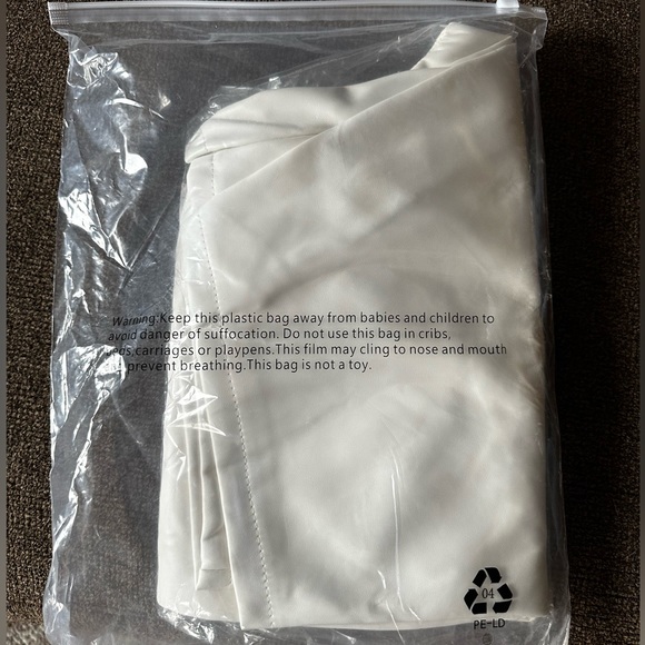 Men's Shorts Faux Leather Shorts Pocket Plain Comfort - White - Picture 3 of 3